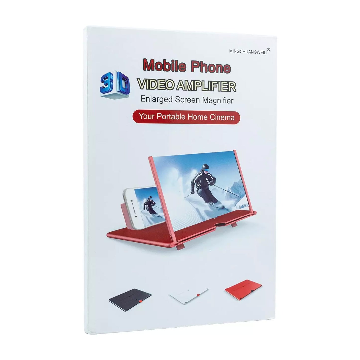 Mobile and tablet screen magnifier and eye protector from harmful rays