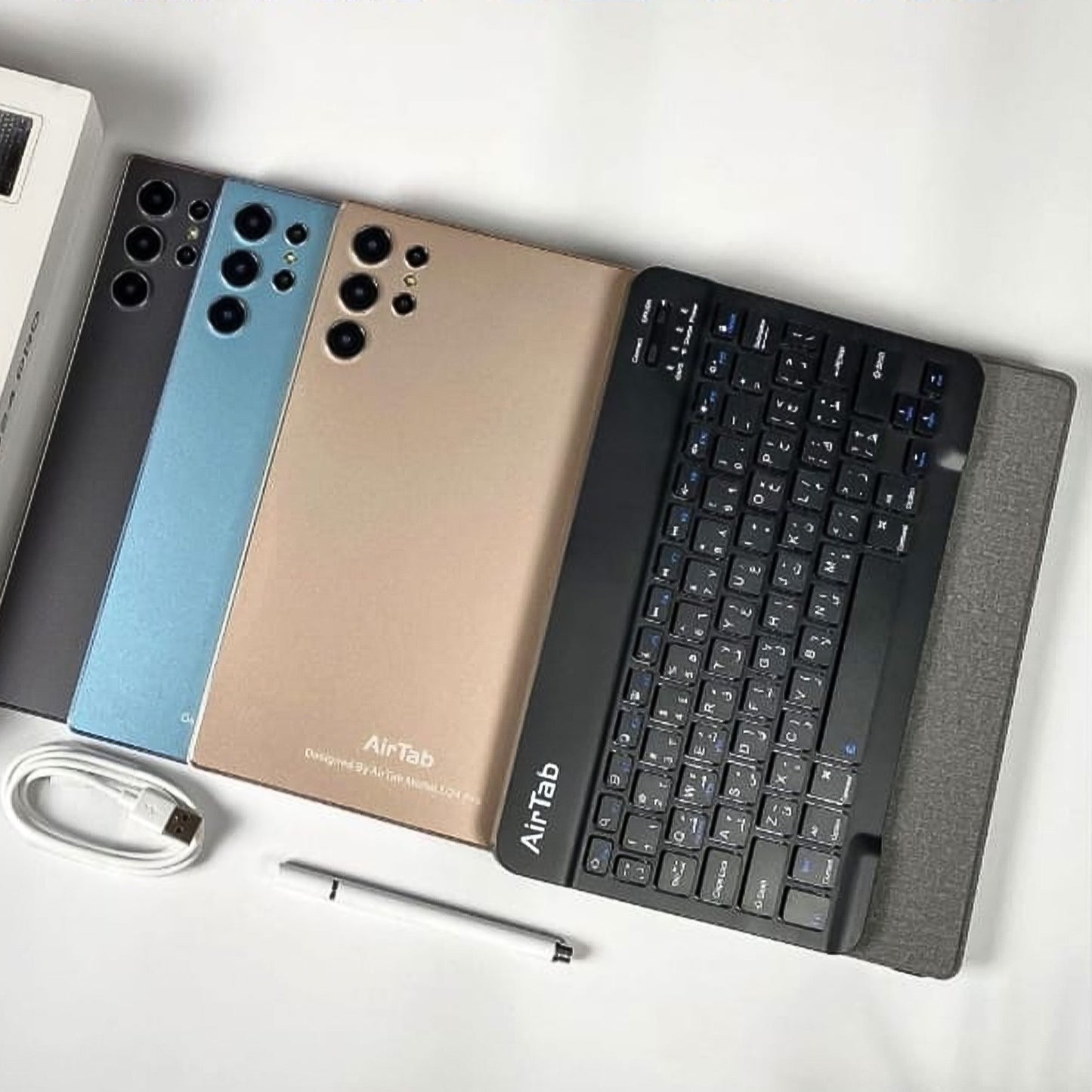 U17 tablet with Bluetooth keyboard and mouse, 6-month warranty