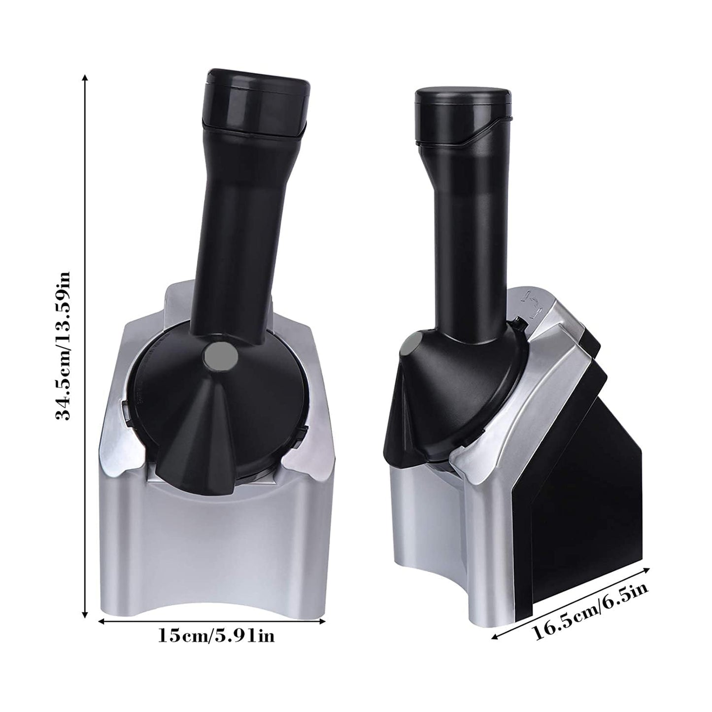 Ice cream maker with 2-year warranty