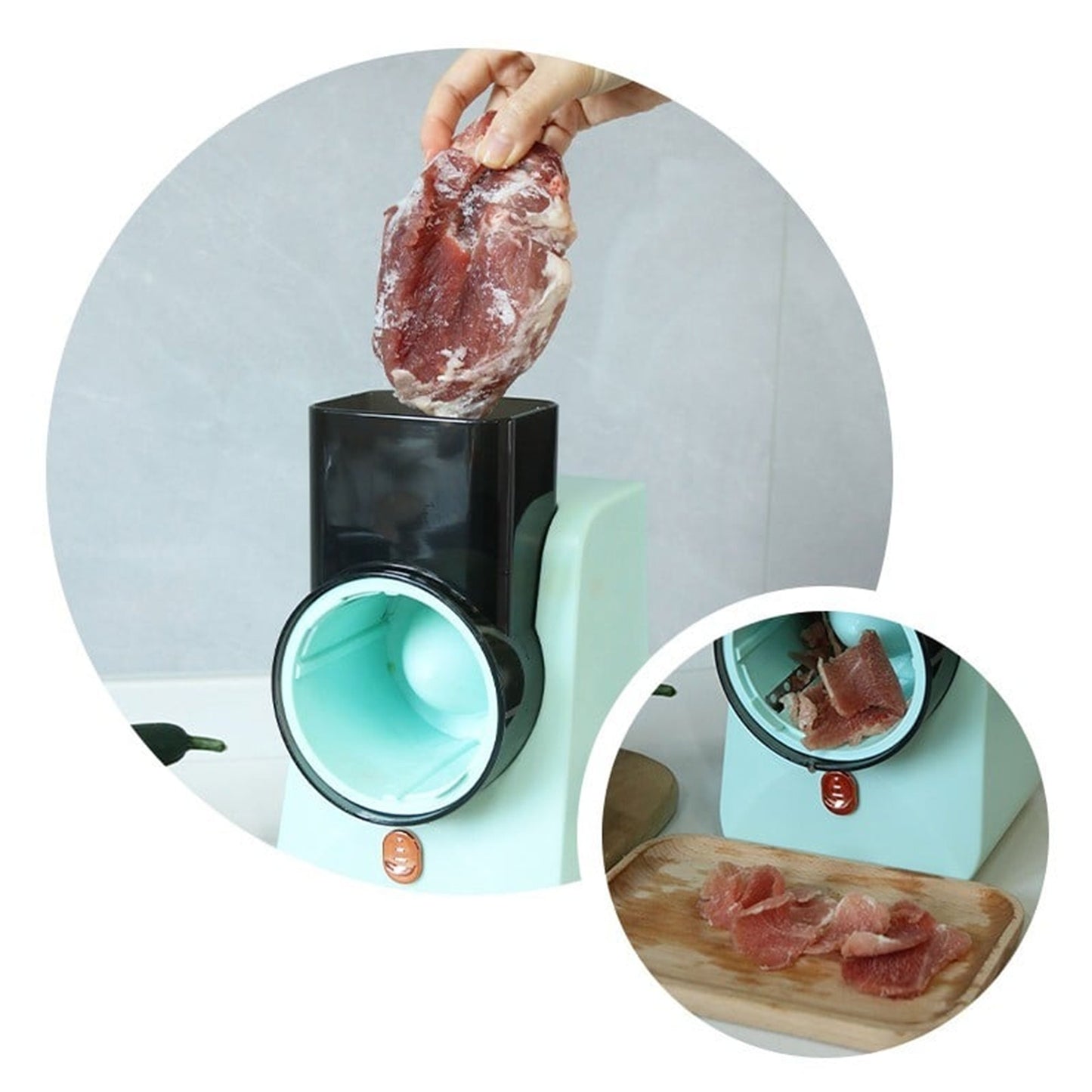 Electric vegetable cutter with a two-year warranty