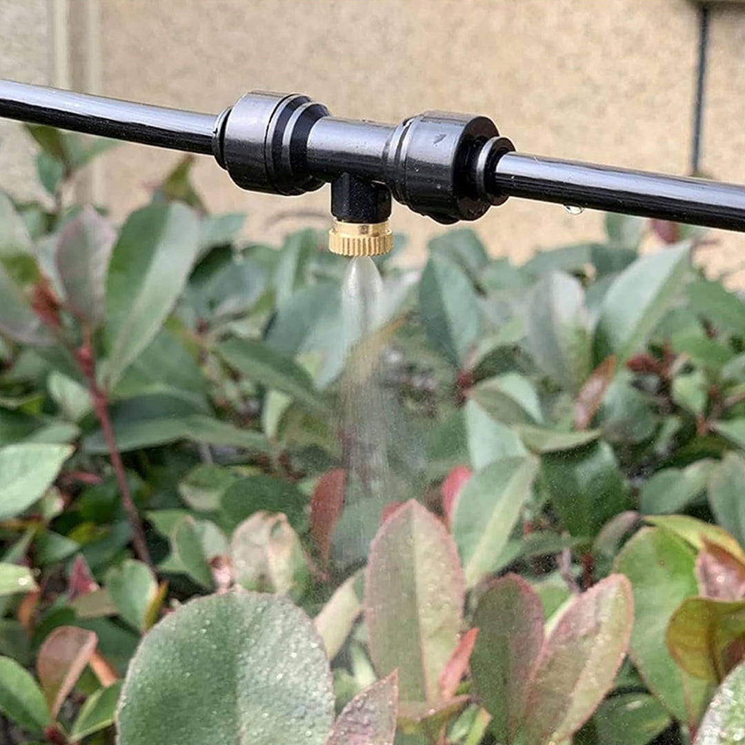 Display of three 10-meter humidification mist sprayers with 10 spray holes