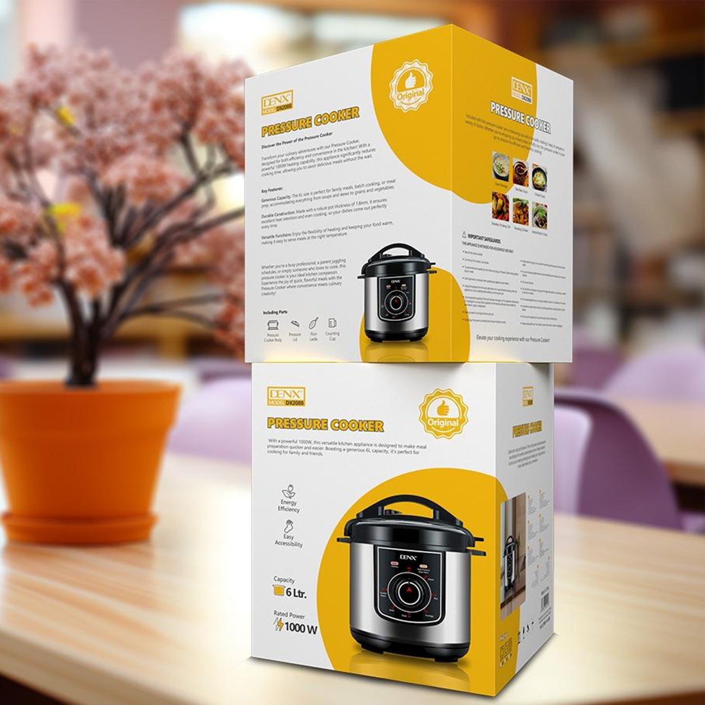Denix 6L Pressure Cooker with 2-Year Warranty