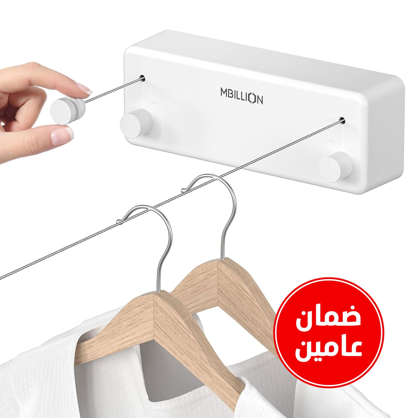 Corner Clothes Stand Display Retractable Clothesline with 2 Years Warranty