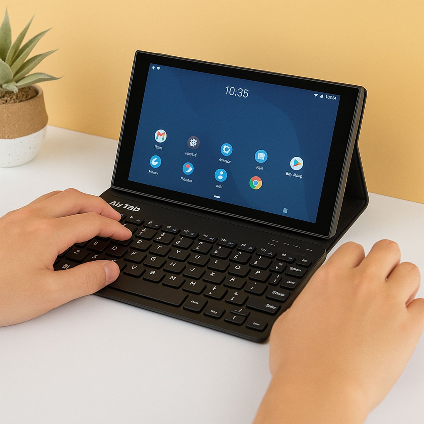 U17 tablet with Bluetooth keyboard and mouse, 6-month warranty