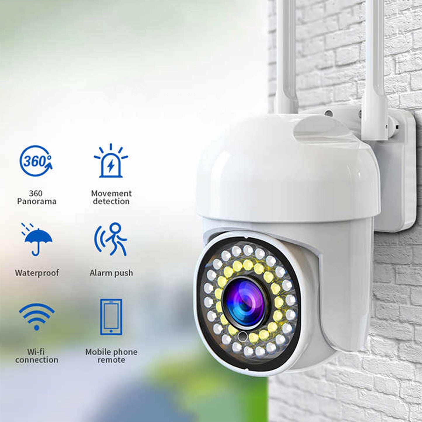 2 outdoor waterproof cameras