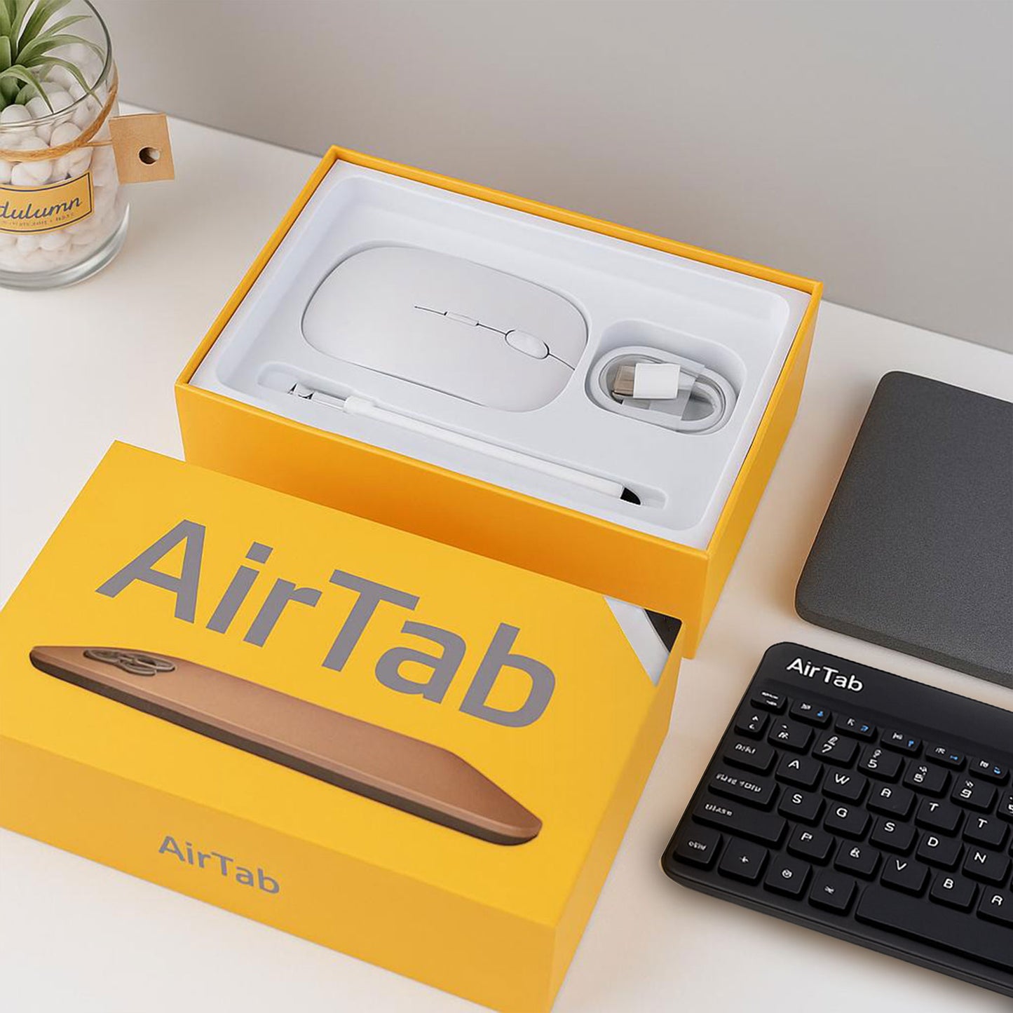 Air Tab A17 tablet with keyboard and mouse