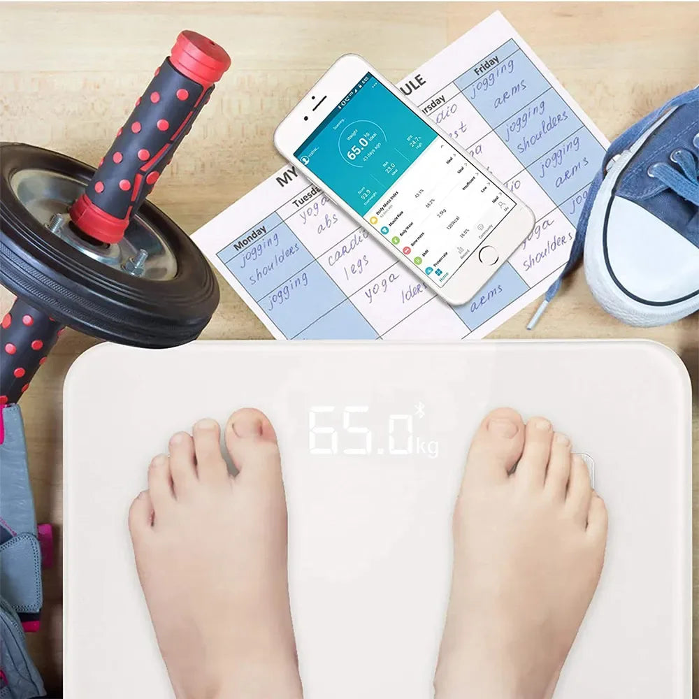 Digital body scale with 6-month warranty