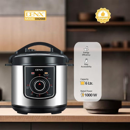 Denix 6L Pressure Cooker with 2-Year Warranty