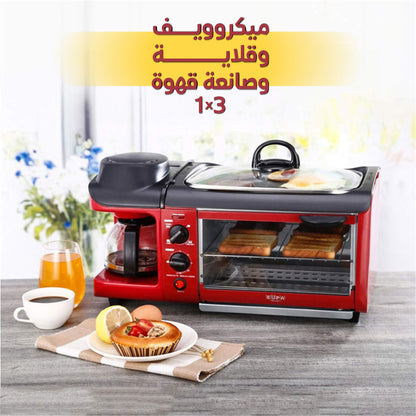 Microwave, fryer, and coffee maker 31