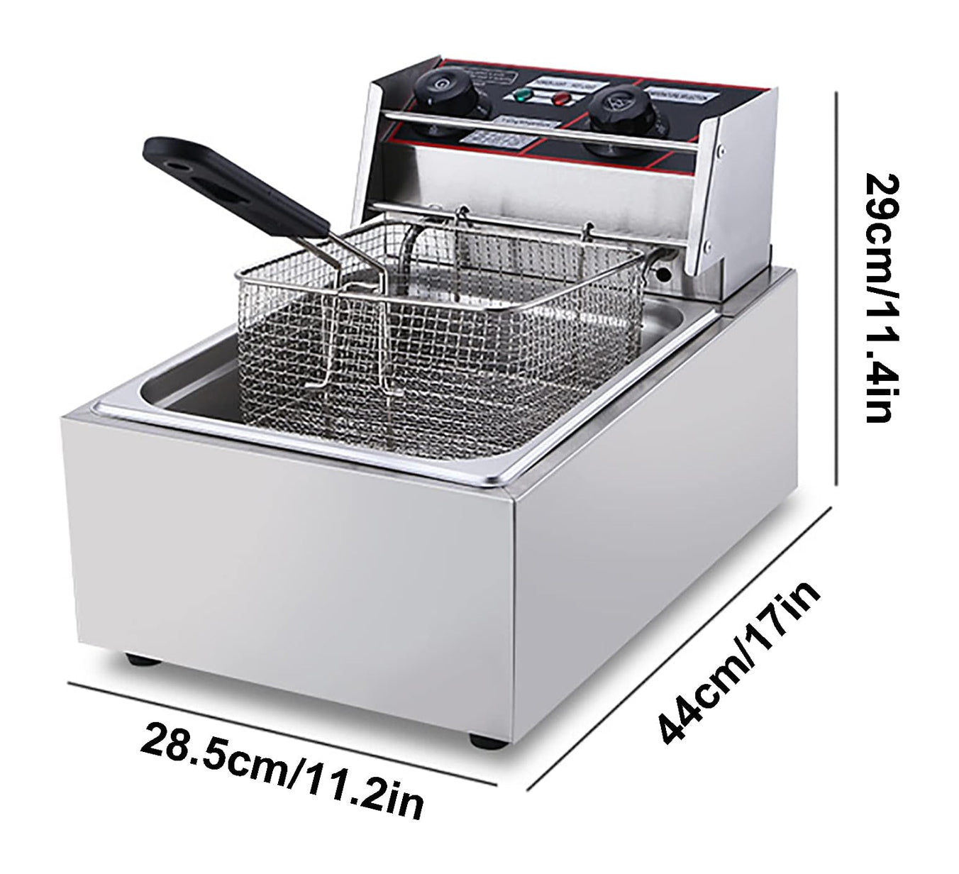 Multifunctional electric fryer with a two-year warranty