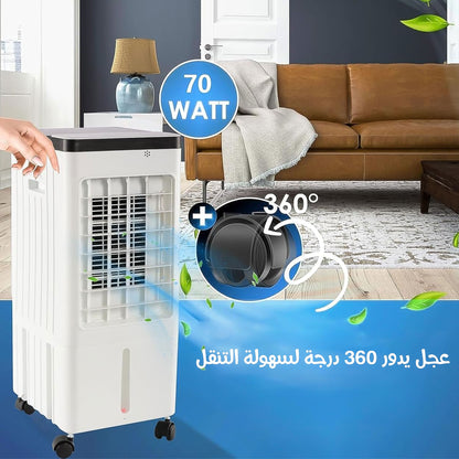 8-liter portable freon air conditioner with a two-year warranty