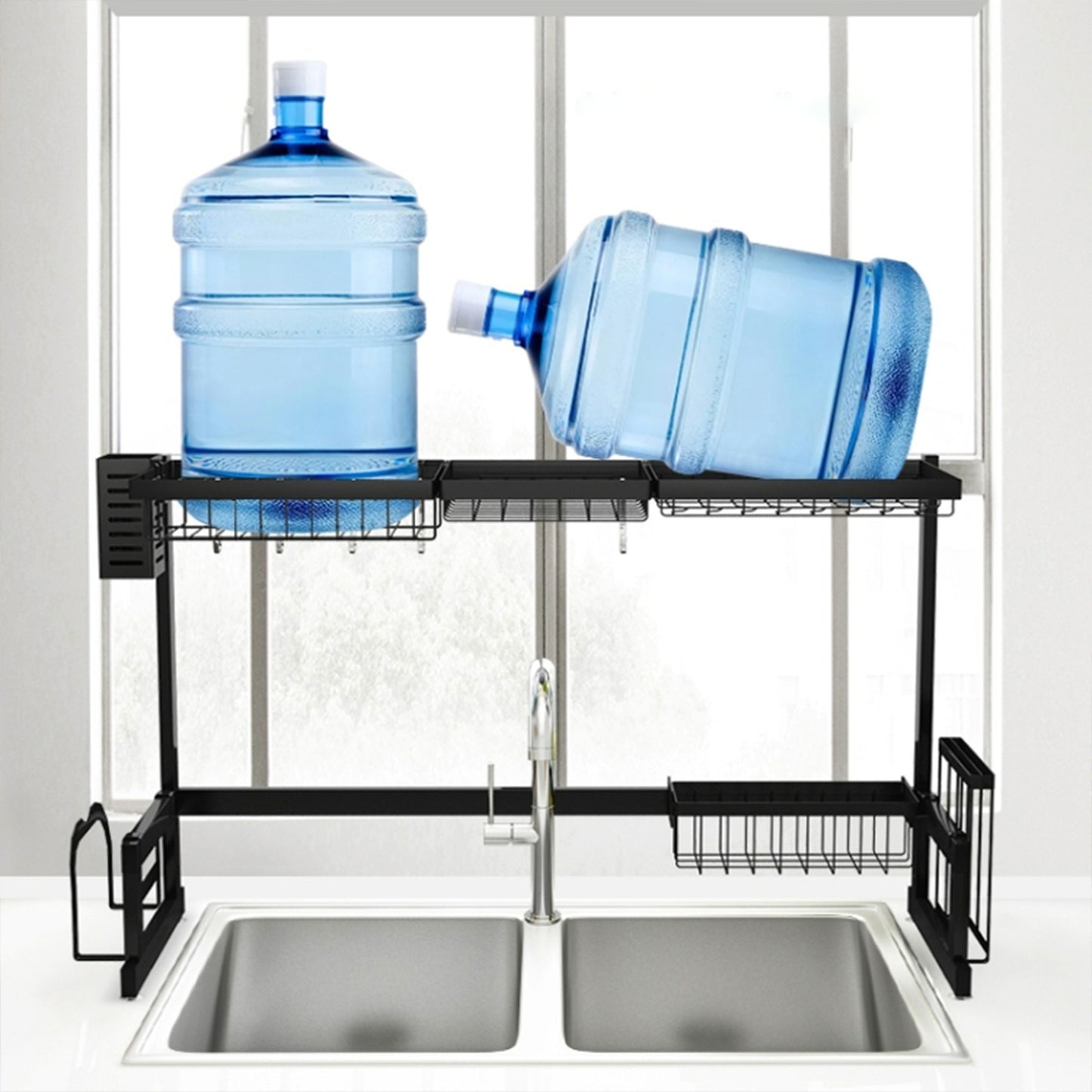 Rust-resistant dish organizer and dryer