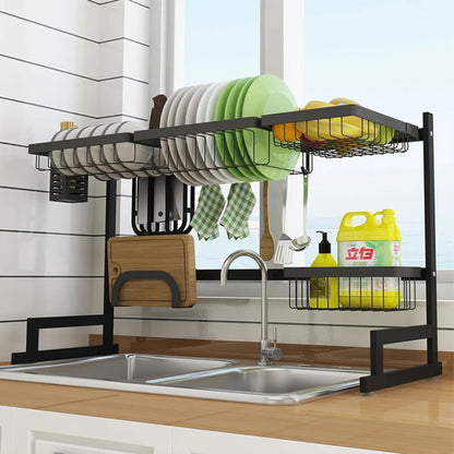 Rust-resistant dish organizer and dryer