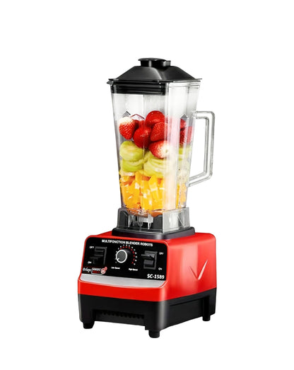 Original German blender display with durable 3 liter meat grinder with 6-month warranty and a free garlic press