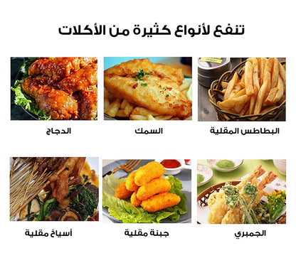 Multifunctional electric fryer with a two-year warranty